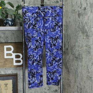 Reversible Crop Pants Navy / Leaf PXS